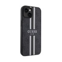 Guess 4G Printed Stripes MagSafe - iPhone 15 Case (black)