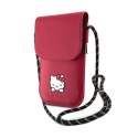 Hello Kitty Leather Daydreaming Cord - Phone crossbody bag (pink)