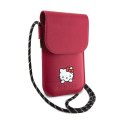 Hello Kitty Leather Daydreaming Cord - Phone crossbody bag (pink)