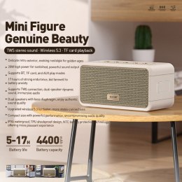 WEKOME Beluga D9 Chiyvh - Wireless Bluetooth V5.3 Speaker (White)