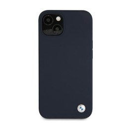 BMW Silicone Signature Llogo - Case for iPhone 13 mini (Navy Blue)