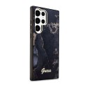 Guess Golden Marble Collection - Case for Samsung Galaxy S23 Ultra (Black)