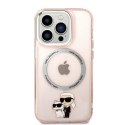 Karl Lagerfeld IML NFT Karl & Choupette MagSafe - Case for iPhone 14 Pro (Pink)