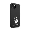 Karl Lagerfeld Silicone NFT Choupette - Case for iPhone 14 Plus (Black)