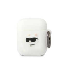 Karl Lagerfeld Silicone NFT Choupette Head 3D - AirPods 1/2 gen case (white)