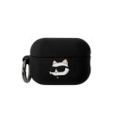 Karl Lagerfeld Silicone NFT Choupette Head 3D - AirPods Pro 2 Case (black)