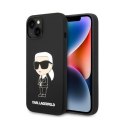 Karl Lagerfeld Silicone NFT Ikonik - Case for iPhone 14 Plus (Black)