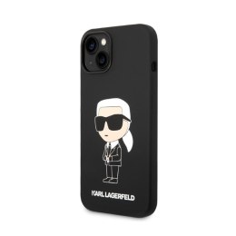 Karl Lagerfeld Silicone NFT Ikonik - Case for iPhone 14 Plus (Black)