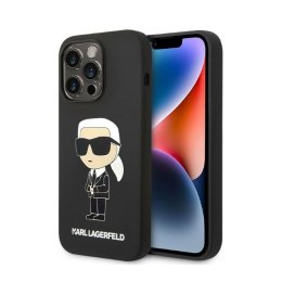 Karl Lagerfeld Silicone NFT Ikonik - Case for iPhone 14 Pro (Black)