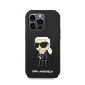 Karl Lagerfeld Silicone NFT Ikonik - Case for iPhone 14 Pro (Black)