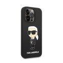 Karl Lagerfeld Silicone NFT Ikonik - Case for iPhone 14 Pro (Black)