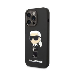 Karl Lagerfeld Silicone NFT Ikonik - Case for iPhone 14 Pro Max (Black)