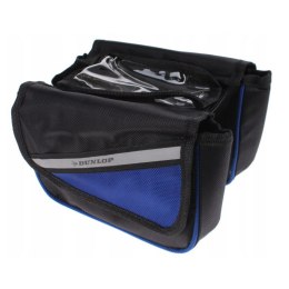 Dunlop - Bike bag / pannier for frame (Black/Blue)