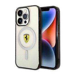 Ferrari Outline Magsafe - Case for iPhone 14 Pro Max (Transparent)