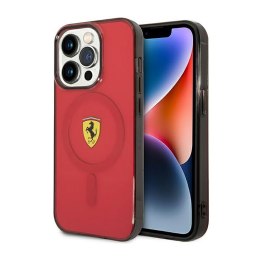 Ferrari Translucent MagSafe - Case for iPhone 14 Pro (Red)