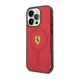 Ferrari Translucent MagSafe - Case for iPhone 14 Pro (Red)