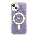 Guess 4G MagSafe - Case for iPhone 14 Plus (Purple)