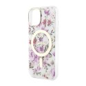 Guess Flower MagSafe - Case for iPhone 14 (Transparent)