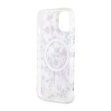 Guess Flower MagSafe - Case for iPhone 14 (Transparent)