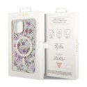 Guess Flower MagSafe - Case for iPhone 14 (Transparent)