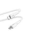 PURO ICON Soft Cable - USB-C to Lightning cable MFi 1.5 m (White)