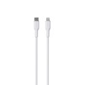 PURO ICON Soft Cable - USB-C to Lightning cable MFi 1.5 m (White)