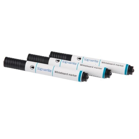 Topwrite - Dry erase board marker 3 pcs. (Black)