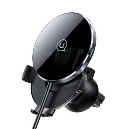 USAMS US-CD164 - Car holder with 15W inductive charger (Black)