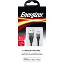 Energizer Classic - USB-A to Lightning connecting cable MFi certified 1.2m (Black)