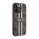 Guess 4G Printed Stripes MagSafe - Case for iPhone 13 Pro Max (Brown)