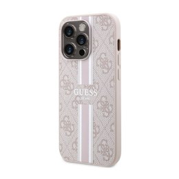 Guess 4G Printed Stripes MagSafe - Case for iPhone 14 Pro Max (Pink)