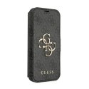 Guess Booktype 4G Big Metal Logo - Case for iPhone 13 Pro (Grey)