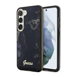 Guess Golden Marble Collection - Case for Samsung Galaxy S23+ (Black)