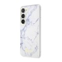 Guess Marble Collection - Case for Samsung Galaxy S23 (White)