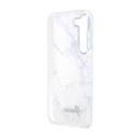 Guess Marble Collection - Case for Samsung Galaxy S23 (White)
