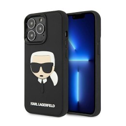 Karl Lagerfeld 3D Rubber Karl's Head - Case for iPhone 13 Pro (Black)