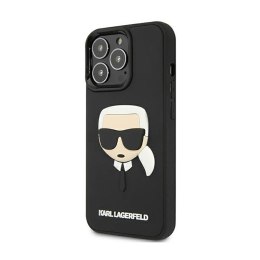 Karl Lagerfeld 3D Rubber Karl's Head - Case for iPhone 13 Pro (Black)