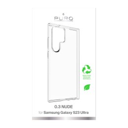 PURO 0.3 Nude - Cover for Samsung Galaxy S23 Ultra (Transparent)