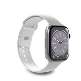 PURO ICON - Elastic strap for Apple Watch 38/40/41 mm (S/M & M/L) (White)