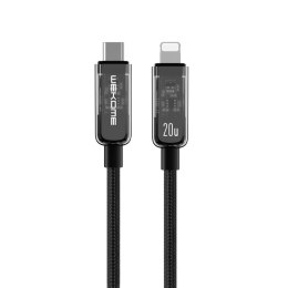 WEKOME WDC-181 Vanguard Series - USB-C to Lightning Super Fast Charging PD 20W connection cable 1.2 m (Black)