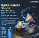 WEKOME YB08 Blackin Series - HiFi 3.5 mm jack wired headphones (Tarnish)