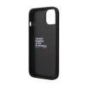 BMW Leather Carbon Blue Line - Case for iPhone 13 (Black)