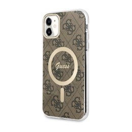 Guess 4G MagSafe - Case for iPhone 11 (Brown)