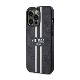 Guess 4G Printed Stripes MagSafe - Case for iPhone 13 Pro Max (Black)