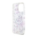 Guess Flower MagSafe - Case for iPhone 14 Pro (Transparent)