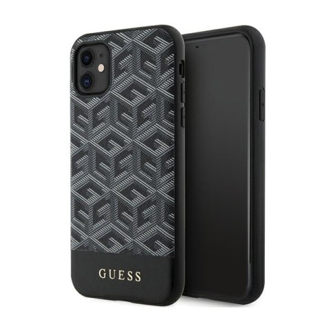 Guess GCube Stripes MagSafe - Case for iPhone 11 (Black)