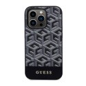 Guess GCube Stripes MagSafe - Case for iPhone 14 Pro Max (Black)