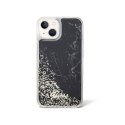Guess Liquid Glitter Marble - Case for iPhone 14 (Black)