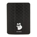 Karl Lagerfeld Folio Magnet Allover Saffiano Monogram NFT Choupette - Case for iPad 10.9" (2022) (Black)