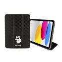 Karl Lagerfeld Folio Magnet Allover Saffiano Monogram NFT Choupette - Case for iPad 10.9" (2022) (Black)